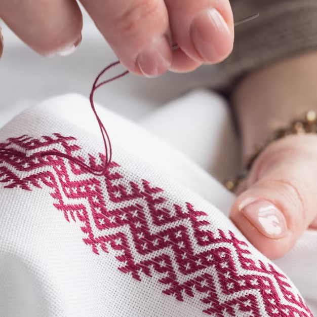 Close-up shots of detailed stitching and quality craftsmanship.