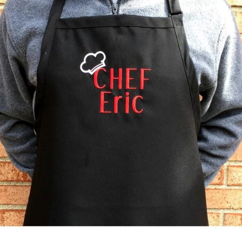 Embroidery on Apron