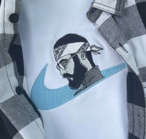 Embroidery on T-Shirt