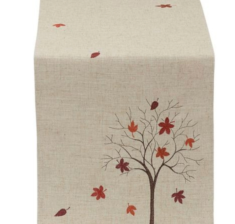 Embroidery on table cloth
